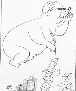 Caricatura de E. d'Ors